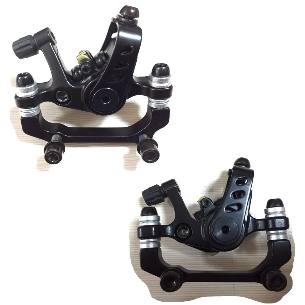 1 pair MTB дорожный велосипед тормозной механический суппорт горный велосипед дисковые тормоза алюминиевый сплав велосипедные аксессуары - Цвет: 1 pair