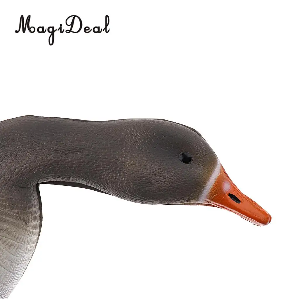 MagiDeal Lifelike Portable Full Body Goose Shooting Hunting  Shooting Decoy Lawn Ornaments Garden Decors Hunter Greenhand Gear