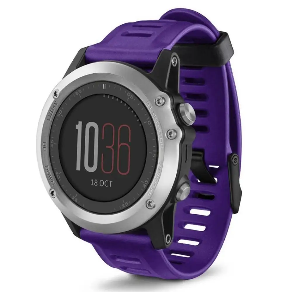 Outdoor Sport Silicone Watch Strap Kit with Tools - 26mm Watchband