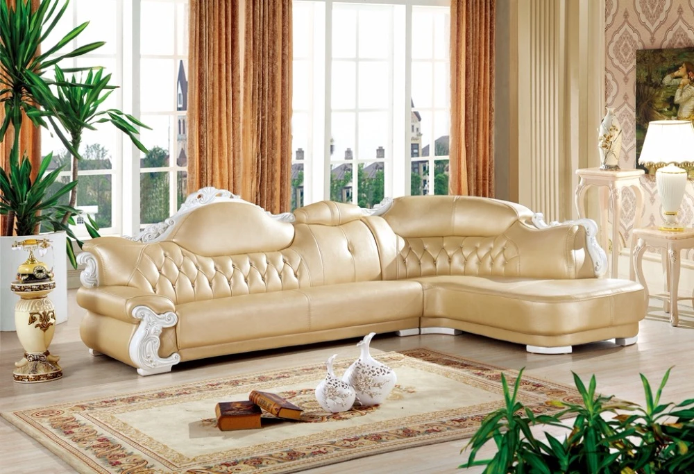 Amerikaanse Lederen Bankstel Woonkamer Sofa China L Vorm Hoekbank Houten Frame Sofa Wood Frame Sofa Chinaleather Sofa Set Aliexpress