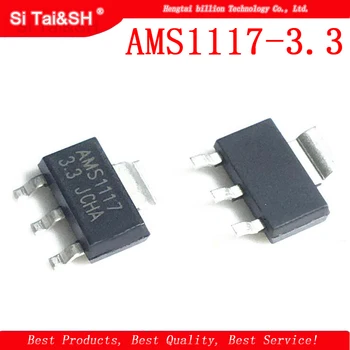 

10pcs/lot Original AMS1117-3.3 AMS1117-3.3V AMS1117 LM1117 1117 Voltage Regulator We only provide good quality