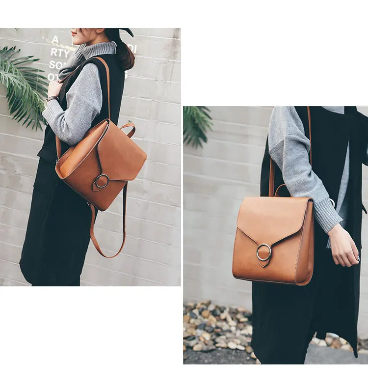 Модный женский рюкзак, из искусственной кожи, Ретро стиль, женская сумка, школьные сумки для девочек-подростков, высокое качество, рюкзаки для путешествий, сумки через плечо