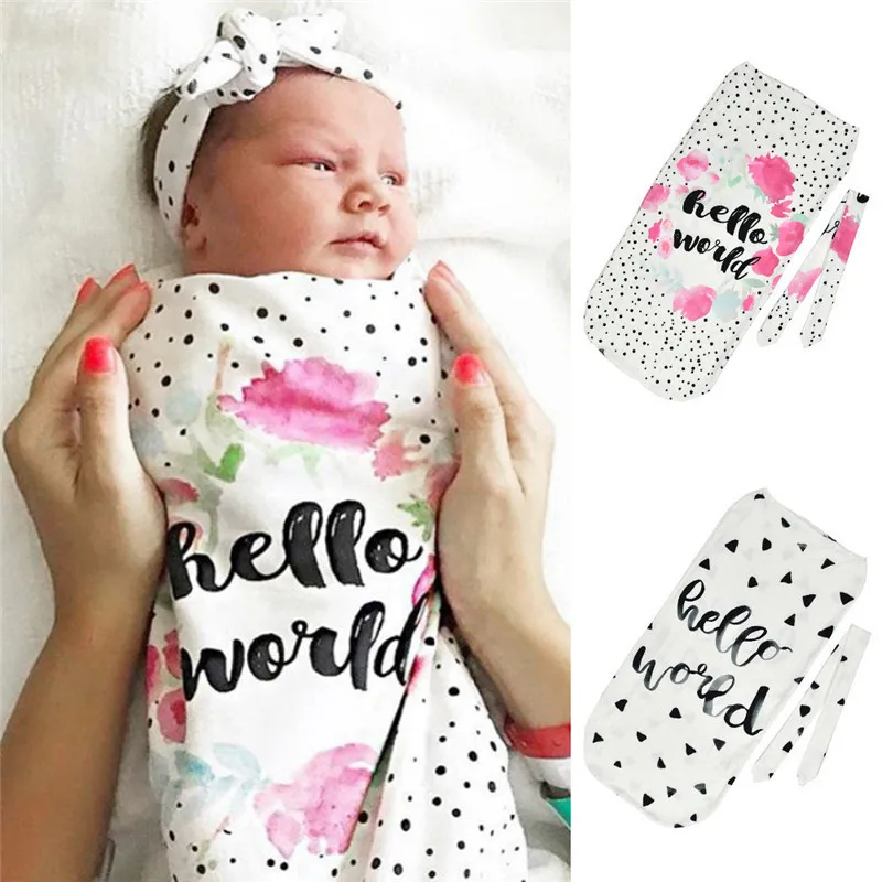 

Newborn Baby Wrap Blanket Swaddle Print Sleeping Bag Kids Sleep Sack Stroller Wrap Bag Sleep Sack Stroller Wrap for 0-12 Month