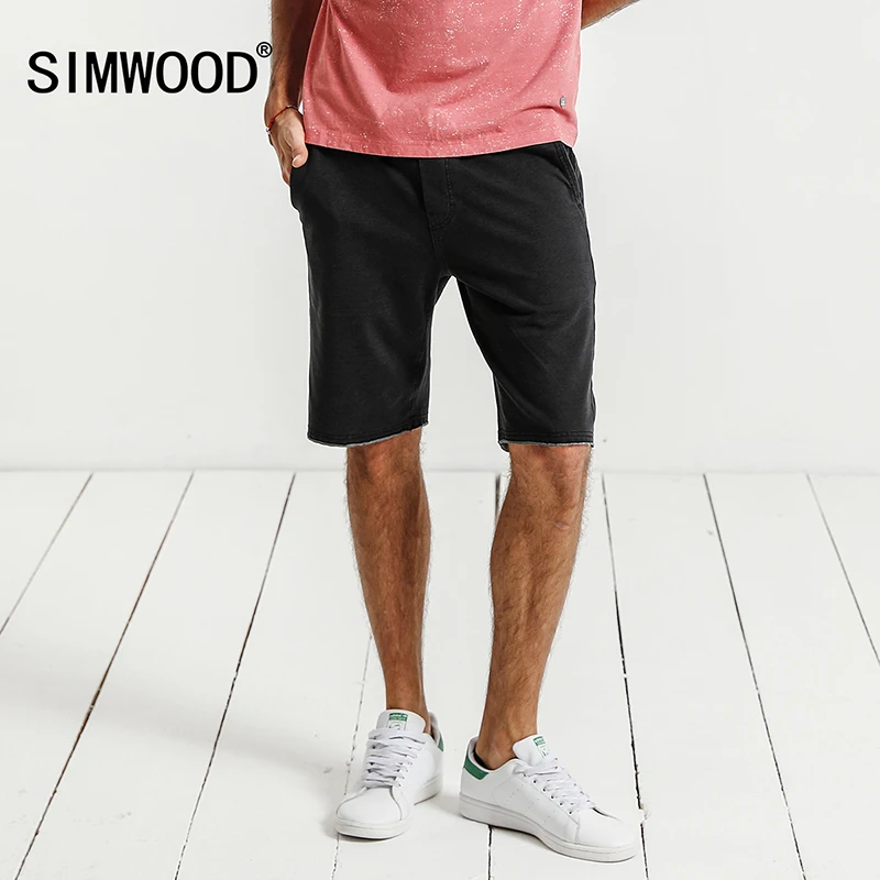 SIMWOOD Лето 2019 г. Новый Шорты для женщин мужчин треники модные повседневное высокое