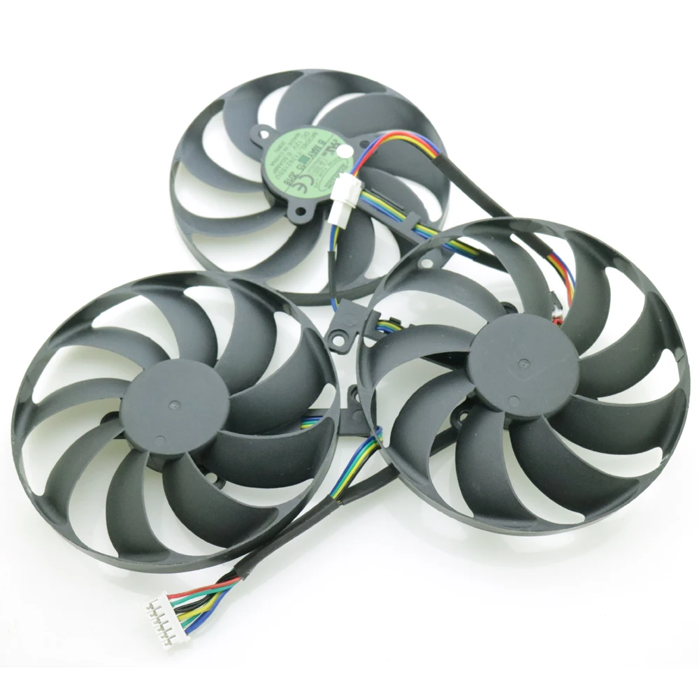 3 шт./лот T129215SU 12V 0.5A 88 мм для ASUS ROG STRIX-RTX 2070 2070S 2080 RTX2080 RTX 2080ti супер Графика карты вентилятор охлаждения