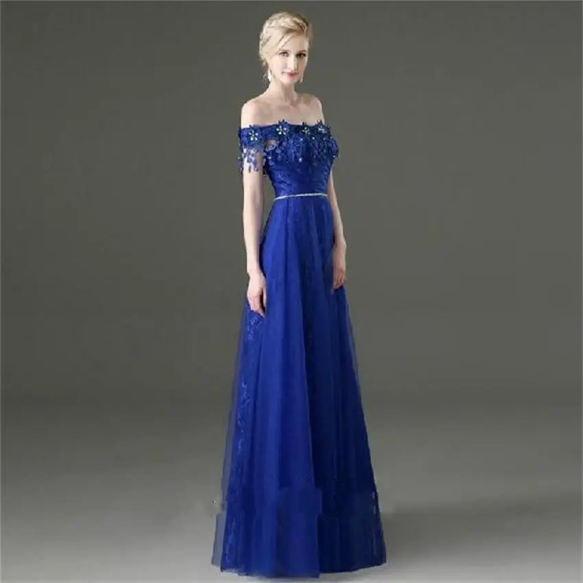 Royal Blue Long Dress