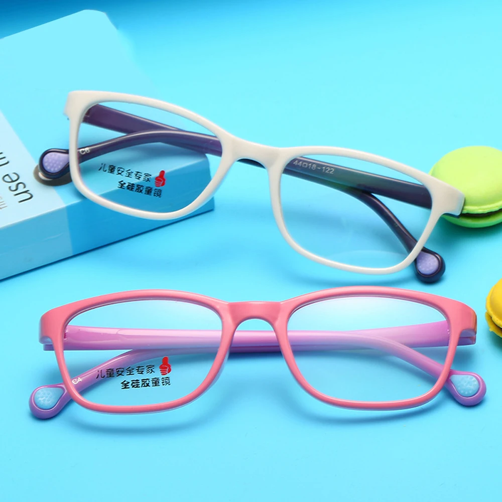 Полный Обод Очки Кадр С Зеркалом И Ацетат Материал Рамки Детей Мальчиков Для