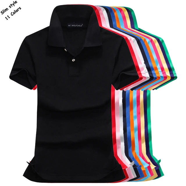 11 Colors 2018 Summer New style womens short sleeve polos shirts cotton solid color casual lady lapel polos fashion slim tops