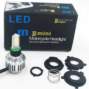 

H4 LED Del Faro Della Lampadina lampeggiatore motos lampada per cafe racer harley 32W 3000LM 12 V HS1 Super Light M3S