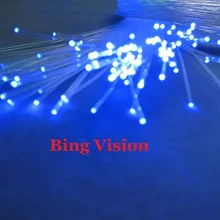 Высокое качество PMMA Пластиковые оптоволокно торцевого свечения 1,5 мм* 700 м длинные, для звездного потолка комплект и оптическая волоконная люстра