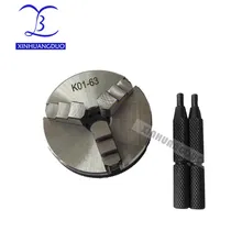 K01-63 Mini 3 патрон токарного станка картридж 2," M14 ручной Самоцентрирующийся зажимной с резьбовым креплением 1 шт. аксессуары для самостоятельной сборки мини токарные станки