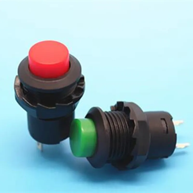50pcs 12mm Diameter 2 Pin DS427 Push Button Switch Momentary Switch 3A