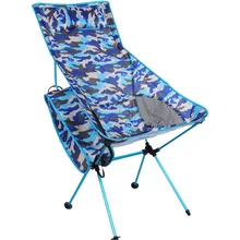 Туристическая из алюминиевого сплава лабиринт складной пляжный стул многофункциональный горный кемпинг Досуг стул длинный складной стул