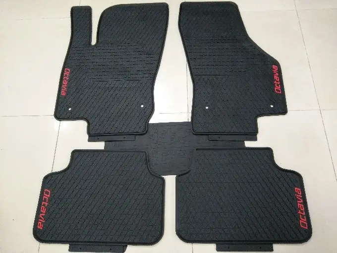 dedicated no odor rubber car floor mats green latex carpets for YETI