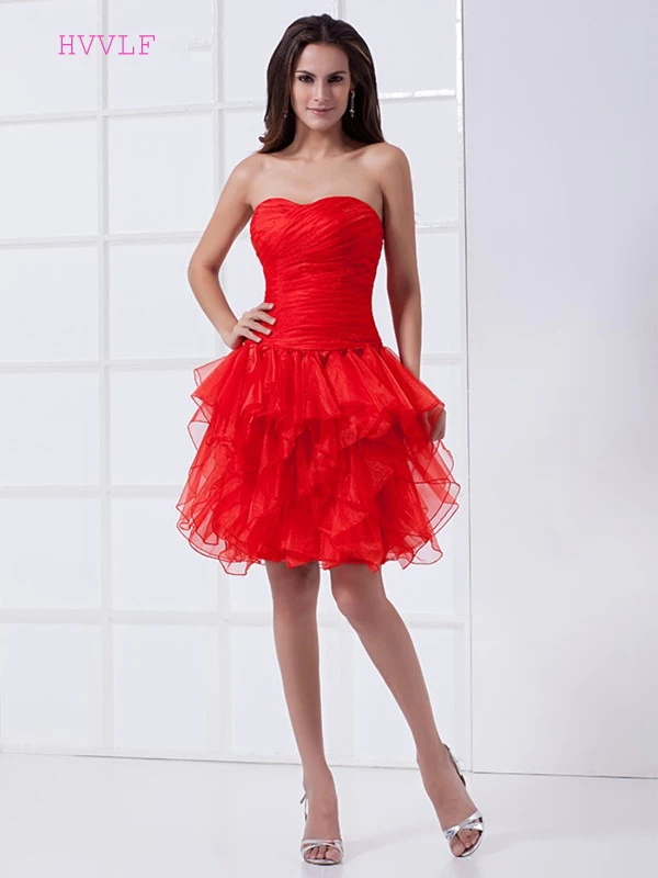 red cocktail dress 2019