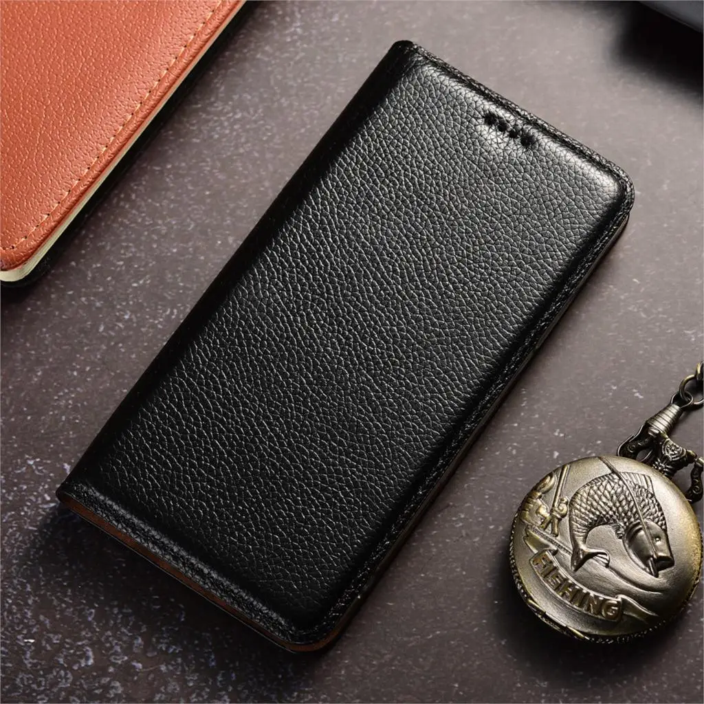 Чехол книжка из натуральной кожи для Motorola Moto Z Z2 Z3 X C M G6 G7 E3 E4 E5 X3 X4 P30 Force Plus Play Power