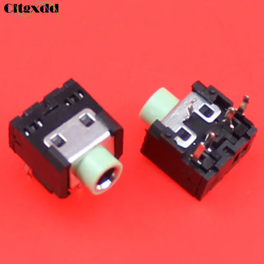 

cltgxdd Au-033 Headphone Jack Connectors 3.5mm Female earhone socket interface 5 Pin with Column DIP