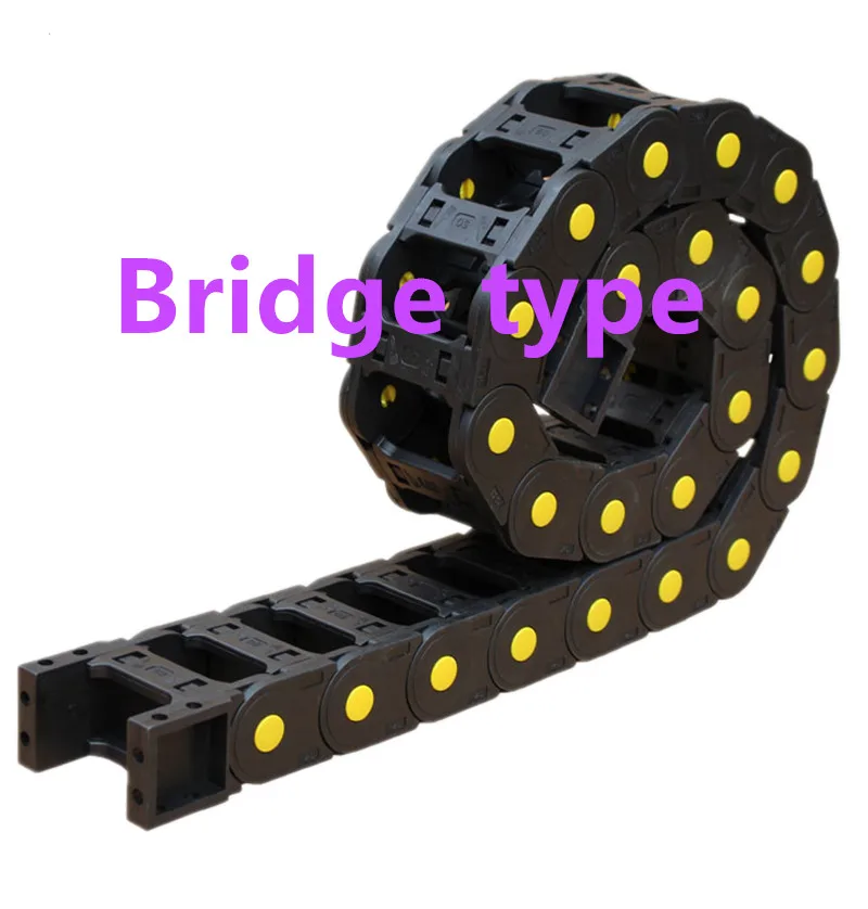 25 Series 1 Meter Plastice Nylon PA66 Drag Chain Cable Carrier