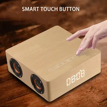 

Wood Grain Surround Sound Subwoofer Home Mobile Phone Computer Loudspeakers HIFI Stereo Bass Speaker