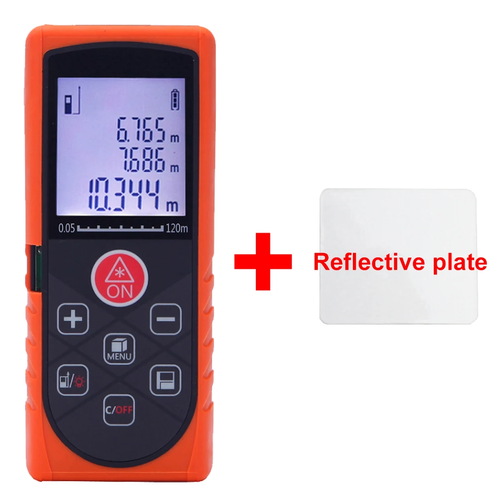 

Q-MODEL Laser Distance Meter 120M 150M laser Rangefinder Tape Measure Distance/Area/volume diastimeter Range Finder tester tools