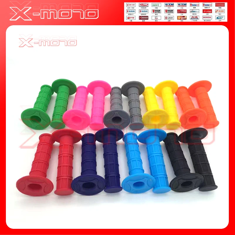 

Color Super Soft handle grips Handlebar grip for Kayo Apollo Bosuer Xmotos Zongshen Shineray Dirt Pit Bike Motocross Grips