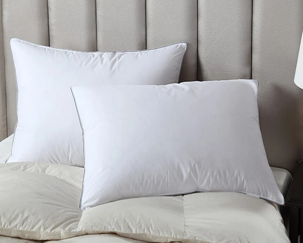 

Real Goose Down Pillow/Neck Pillow with Goose Pillow-Filling and Cotton Pillows Cover Health Care