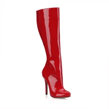 CHMILE CHAU/пикантная модная обувь для вечеринок женские сапоги на высоком каблуке-шпильке с круглым носком zapatos mujer Bottes 0640cbt-b12