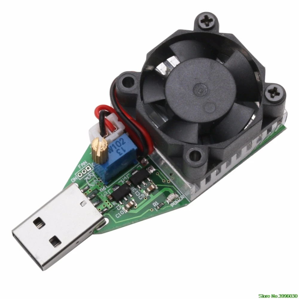 

DC 3.7~13V USB 15W Adjustable Constant Current Electronic Load Discharger