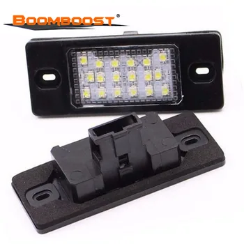 

18 high power SMD LED For Porsche Cayenne 955/957 2 pieces License Number Plate Light lamp for VW Touareg Passat