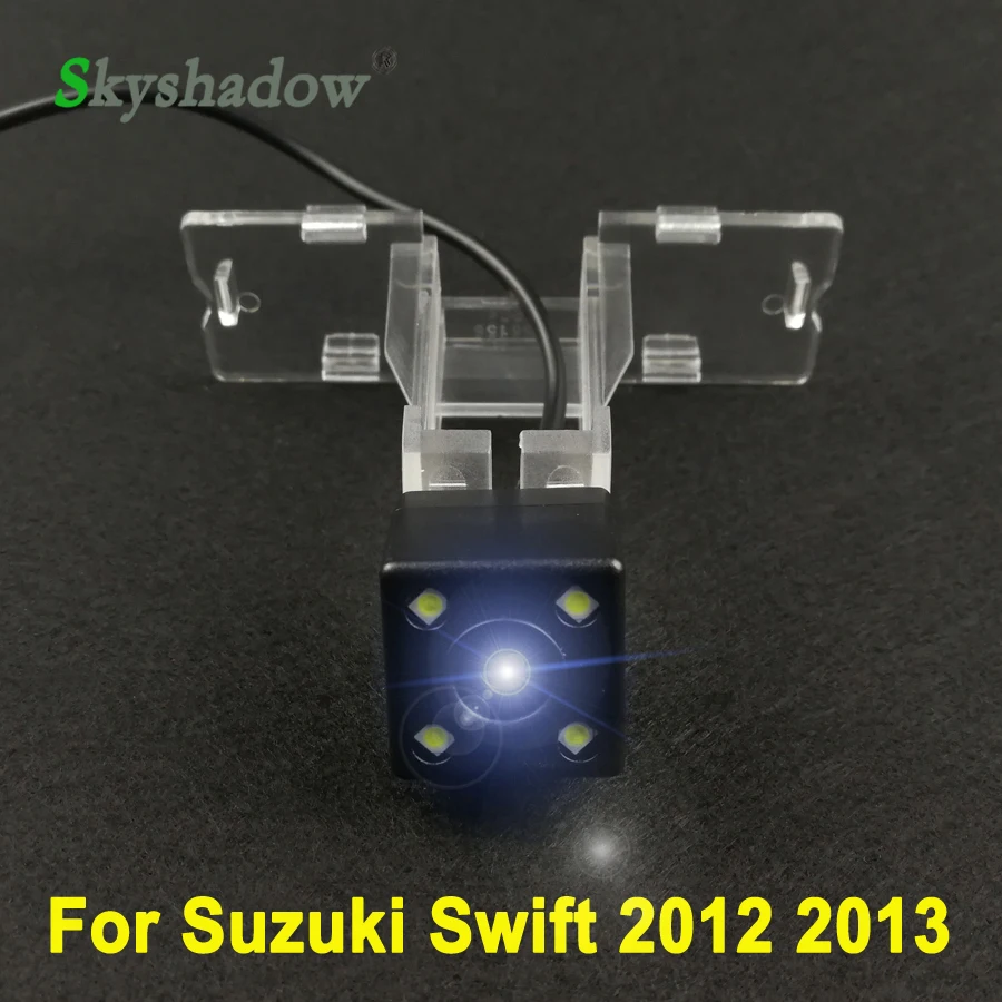 Для Suzuki Swift 2012 2013 HD CCD 4 LED ночного видения заднего вида парковочная
