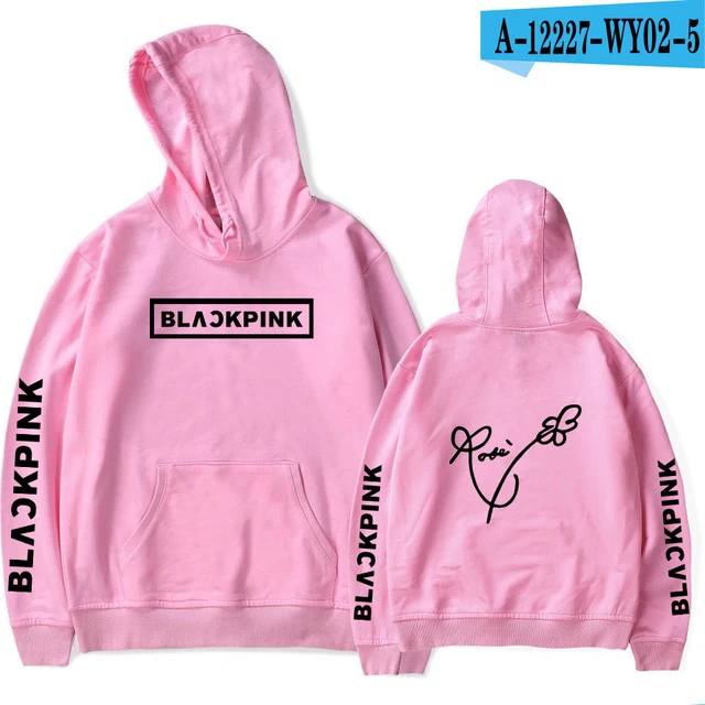 kpop Blackpink Long Sleeve hoodies for women Loose Casual Warm Hoody