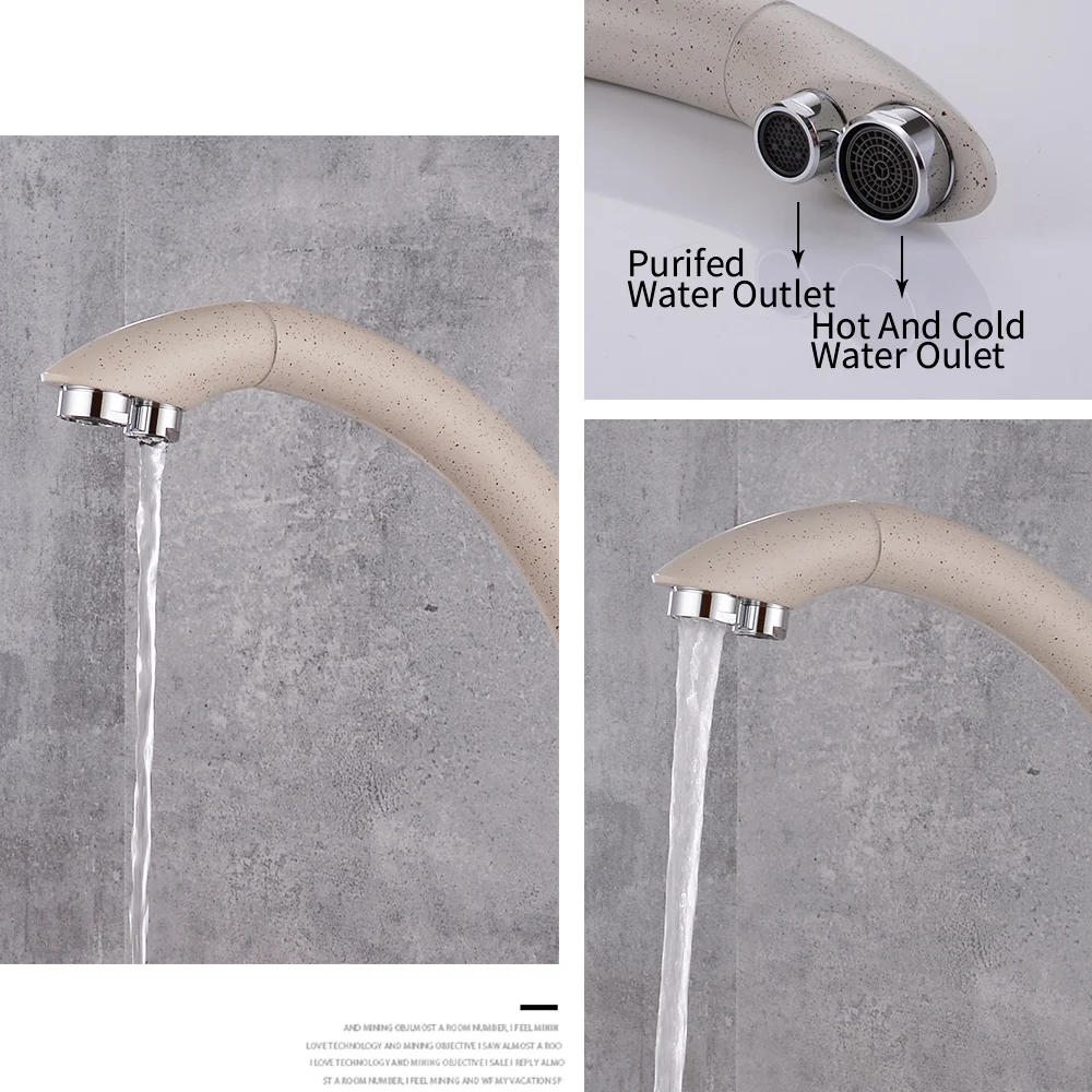  Sink Faucet Kitchen Mixer Tap 360 Swivel Deck Mounted Chrome Kitchen Faucets Black Taps Cold and Ho - 33043382985