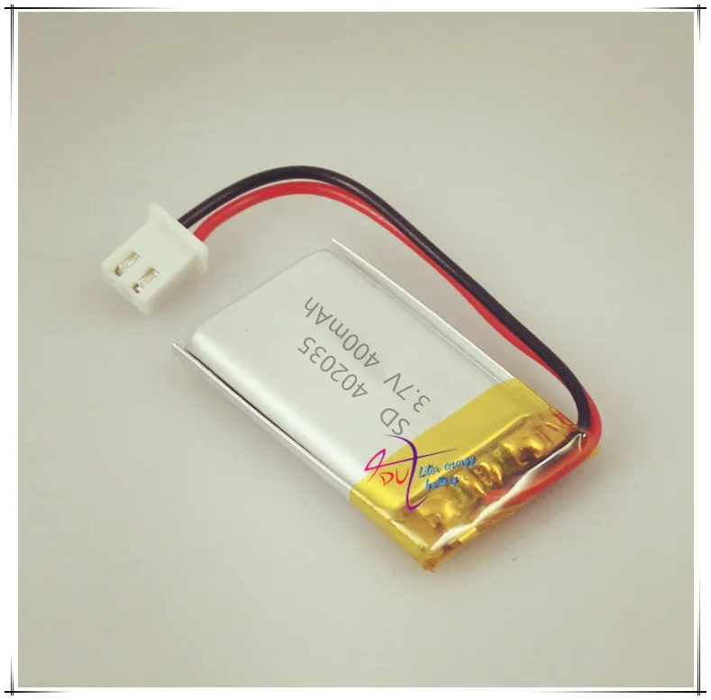 XHR-2P 2,54 402035 core 400mAh 3,7 V полимерный аккумулятор MP3 мобильный динамик gps громкоговоритель