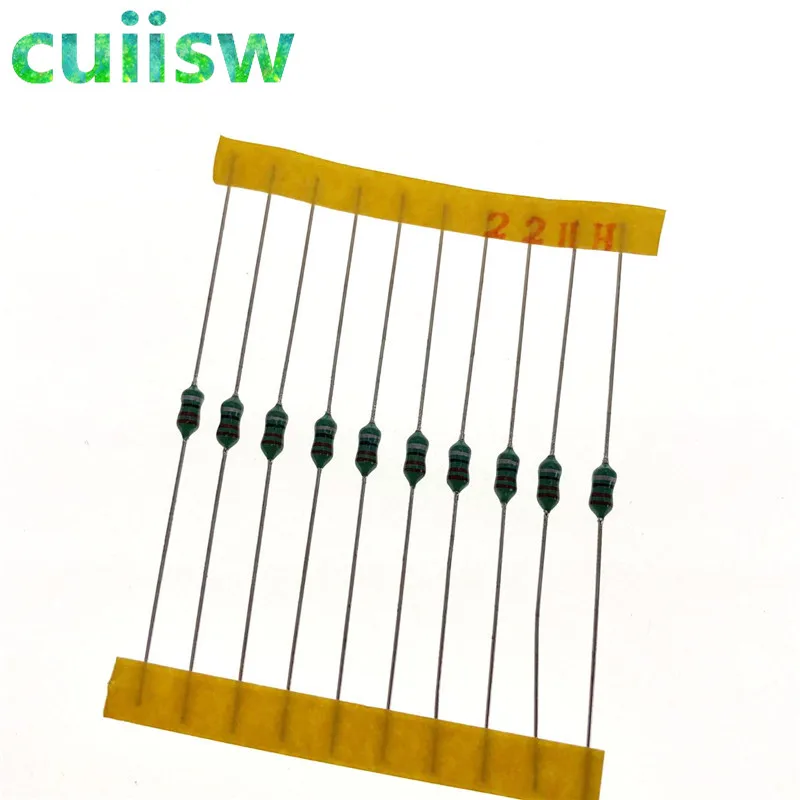 120pcs inductor assorted kit 1/4W Inductors 1UH-1MH 12valuesX10pcs