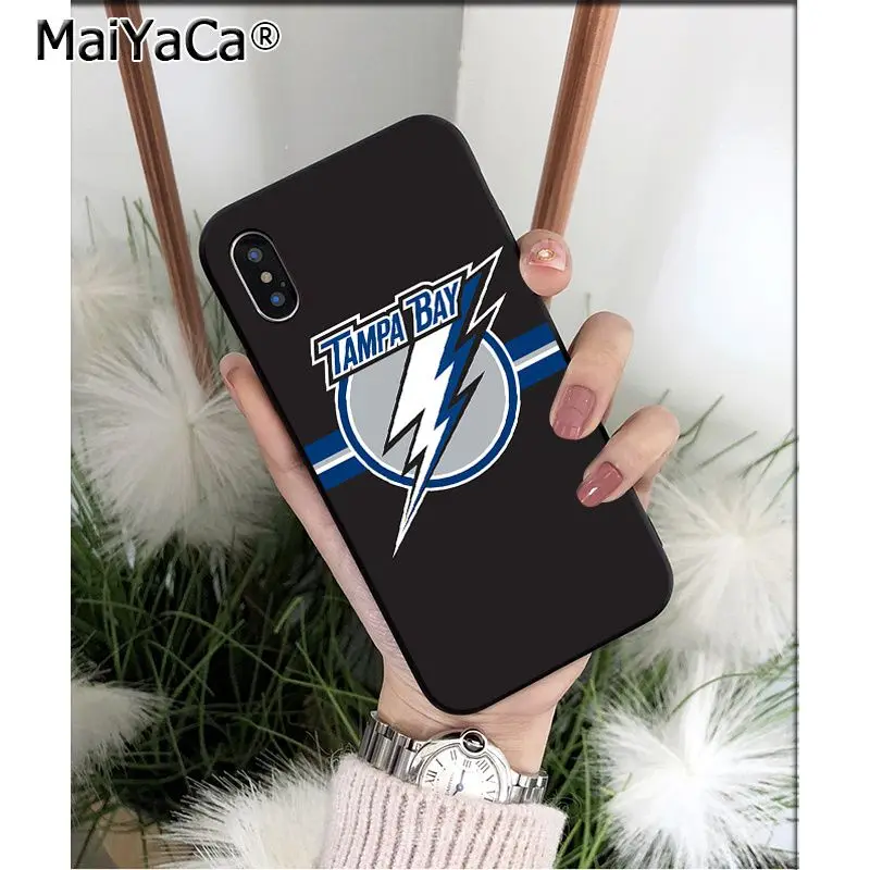 MaiYaCa Tampa Bay Lightning чехол для телефона высокого качества для Apple iPhone 8 7 6 6S Plus X XS MAX 5 5S SE XR Чехол для мобильного телефона - Цвет: A7