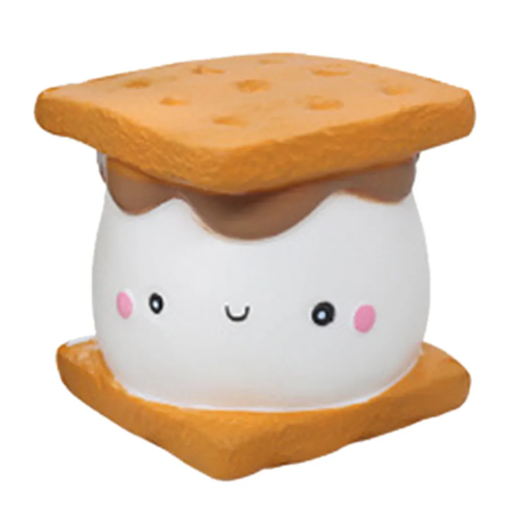

Squeeze soft Stress Reliever Simulated Biscuit Cake Scented Super Slow Rising Kids Squeezable Toy Funny Gift Z0325
