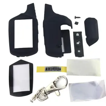 

For Starline A91 Keychain Key Shell Case Russian Version For Starline A91 Lcd Remote Control Two-way Vehicle Car Alarm System