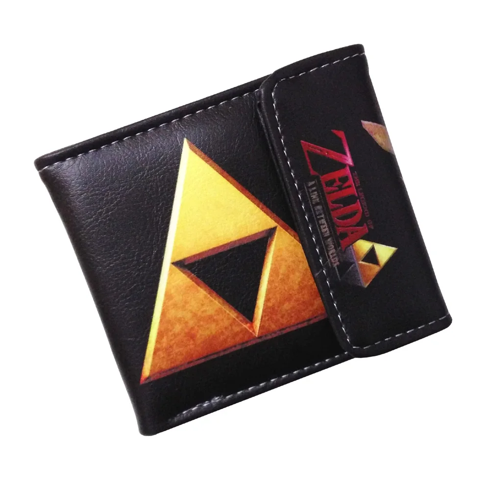 

Anime The Legend of Zelda High Quality PU Short Wallet/Black Purse with Button