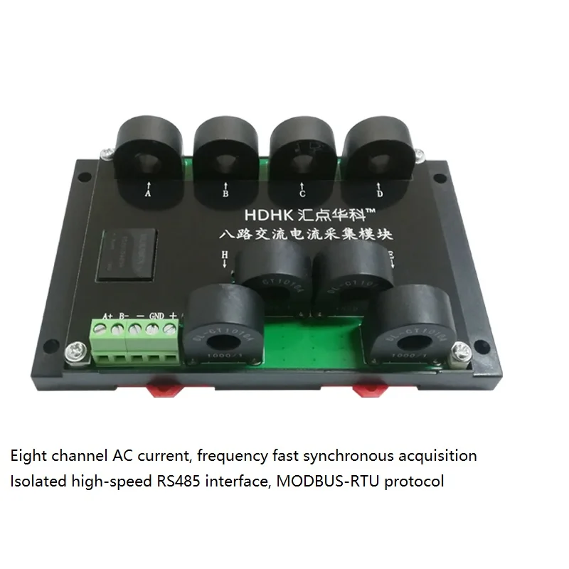 

Multi-channel 8-channel AC 20A Current Frequency Measurement and Acquisition Module RS485 Sensor Transmitter MODBUS-RTU
