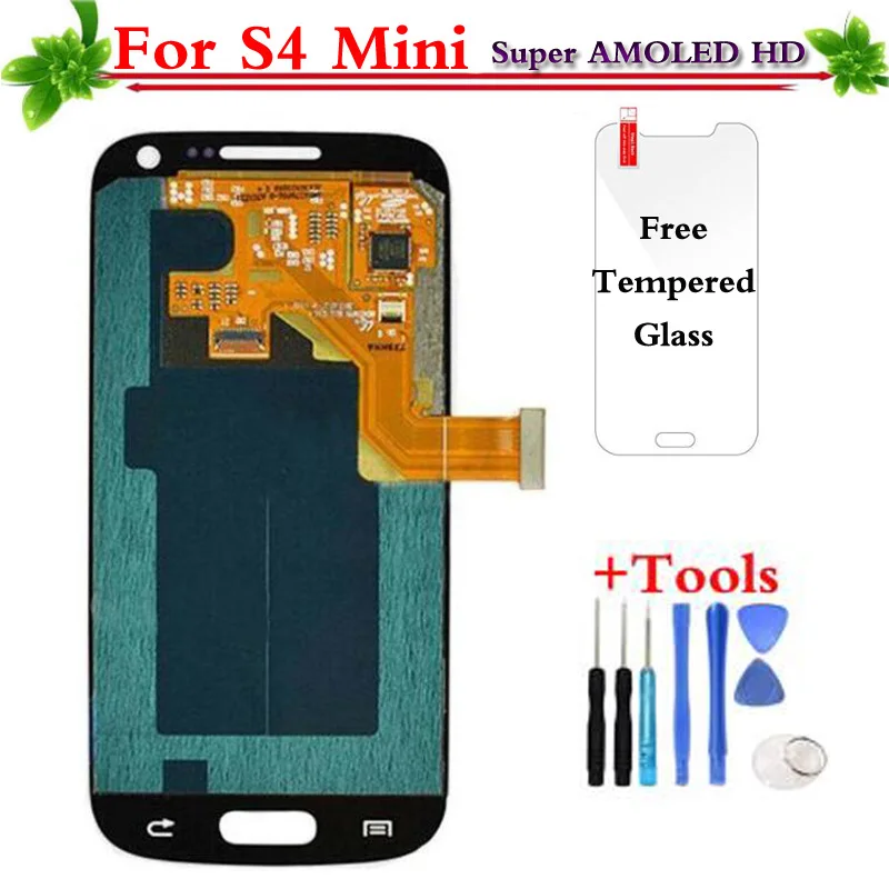 

For Samsung Galaxy S4 Mini i9190 i9195 LCD Display Touch Screen Digitizer Assembly Replacement Super Amoled for Galaxy S4 mini