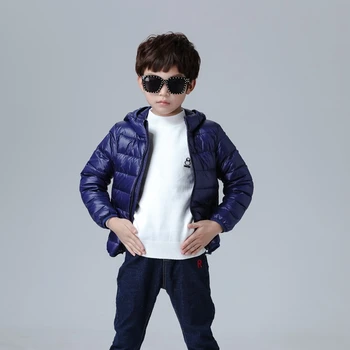 

90% duck down boys' jackets 2017 ultra light children down coat children down & parkas candy color duck down jacket Z1702