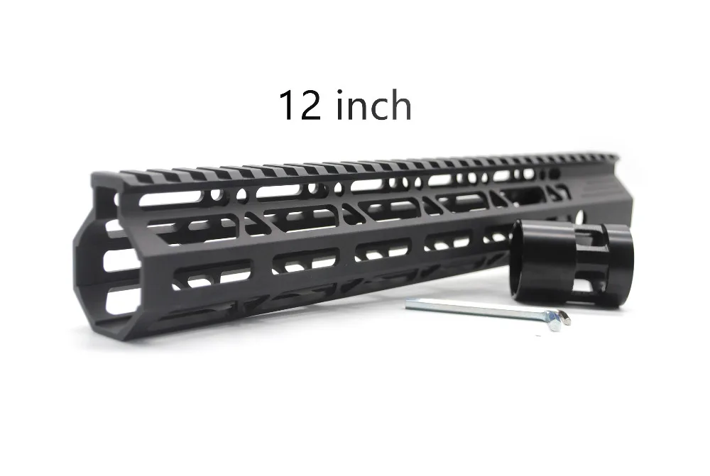 AR-15 M4 M16 M-LOK поплавок Handguard зажимной стиль кронштейн охотничий стальной баррель гайка для прицела подходит. 223 5,56