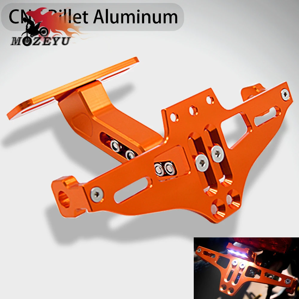 

CNC Motorcycle License Plate Bracket Holder FOR ktm duke RC 125 200 390 690 smc 1290 rc honda kawasaki yamaha tmax 530 500 r25