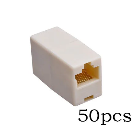 50 шт./лот Универсальный RJ45 Cat5 8P8C разъем переходник для расширения широкополосной сети Ethernet LAN кабель Столяр Extender