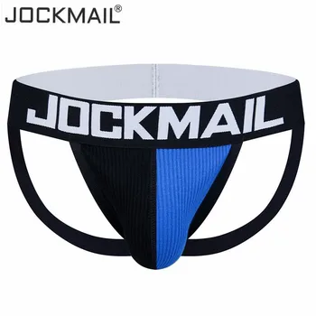 

JOCKMAIL Men's Sexy Thongs Briefs Double D G-string Thong Men Tanga Gay Underwear Male Jockstraps Gay Men Underwear Jockstrap