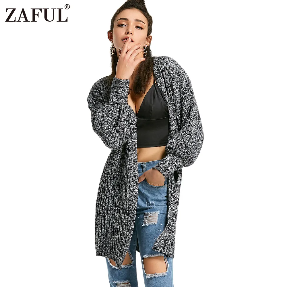 ZAFUL Autumn Spring Women Cardigans Open Front Poncho
