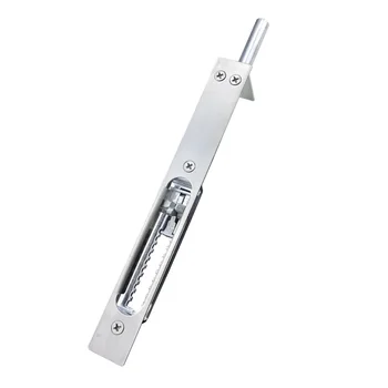 

6/8Inch Universal Push-on security door latch hidden plug/bolt fire-proof door,more safe and strong,Hardware Locks