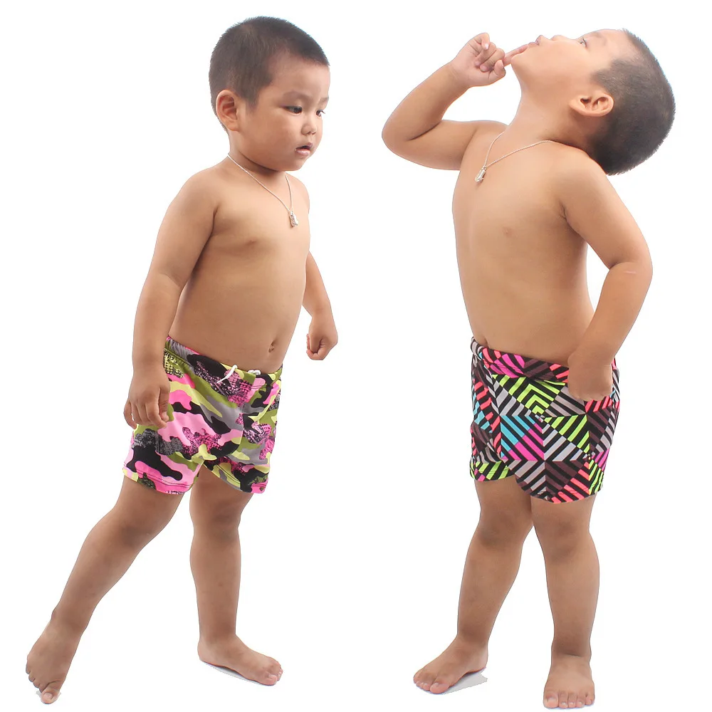 Children's 1 Swimming Loose Shorts Boys Summer Plus Size Soft elastic