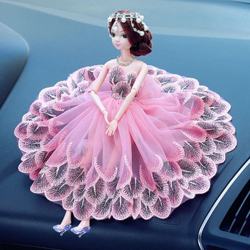 

2019 Car Decoration Accessories Creative Lovely Fashion Wedding Garment Cartoon Dolls Handcrafted Gifts Car Decoration Gifts