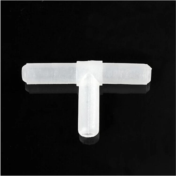 

10PCS Hot Sale Plastic White Tee's / "T" 3-Way Aquarium Air Pump Line Tubing Joints Connectors Pet Tools